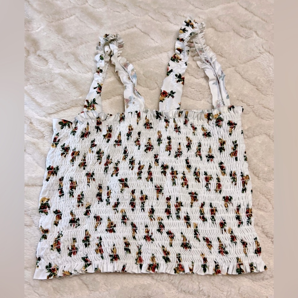 Floral Bodycon Camisole Tank Top